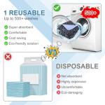 OUTCREATOR® Washable Bed Pads 34" x 36" (Pack of 4), Incontinence Mattress Protector, Anti-Slip Waterproof Underpads for Adults Kids Elderly Pets, Absorbency & Reusable Bedwetting Pads (Navy Blue)