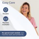 Full Size 4 Piece Sheet Set - Comfy Breathable & Cooling Bed Sheets Set - Hotel Luxury Bedding for Women, Men, Kids, Teens, Boys & Girls - Deep Pockets, Ultra-Soft and Wrinkle Free - Oeko-Tex - White