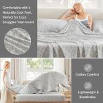 Comfort Spaces 100% Cotton Sheets Queen, Breathable, Naturally Cool Cotton Sheets, Soft Cotton Bed Sheets with 14" Elastic Pocket Fits up to 16" Mattress, All Seasons Sheet Set, Paisley Multi 4 Piece