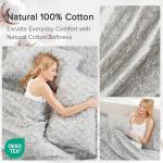 Comfort Spaces 100% Cotton Sheets Queen, Breathable, Naturally Cool Cotton Sheets, Soft Cotton Bed Sheets with 14" Elastic Pocket Fits up to 16" Mattress, All Seasons Sheet Set, Paisley Multi 4 Piece