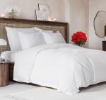 Duvet Cover Queen Size Set - Extra Soft Queen Size Duvet Cover 90 x 90 with 2 Pillow Shams - Hotel Luxury, Easy Care and Fade Free with Zipper Closures & Ties - Comfy, Breathable Bedding Set (White)