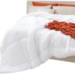 Bedsure Oversized King Comforter Duvet Insert, All Season Bed Comforter, Quilted Down Alternative Duvet, Box Stitched Comforters with Corner Tabs, Washable, 116 x 98 Inches (White)