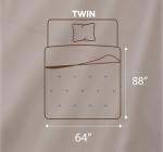Utopia Bedding Comforters Twin Size, All Season Duvet Insert, Down Alternative Twin Comforter with Corner Tabs, Machine Washable Bed Comforter 64 x 88 Inches (White)