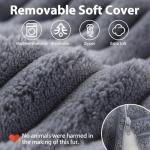 ENITYA Reading Pillow for Sitting in Bed Adult, XL Back Pillow for Bed Sitting up, Back Support Chair Pillow for Sitting up/Watching TV/Reading/Gaming/Resting/Post Surgery,Dark Grey