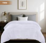 Utopia Bedding Comforters Twin Size, All Season Duvet Insert, Down Alternative Twin Comforter with Corner Tabs, Machine Washable Bed Comforter 64 x 88 Inches (White)