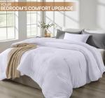 Utopia Bedding Comforters Twin Size, All Season Duvet Insert, Down Alternative Twin Comforter with Corner Tabs, Machine Washable Bed Comforter 64 x 88 Inches (White)