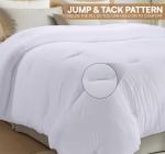 Utopia Bedding Comforters Twin Size, All Season Duvet Insert, Down Alternative Twin Comforter with Corner Tabs, Machine Washable Bed Comforter 64 x 88 Inches (White)