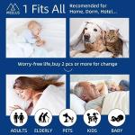 MEELUS Padded Queen Mattress Protector, Breathable Waterproof Mattress Pad Cover Fitted Deep Pocket 8"-21", Soft Noiseless Mattress Cover Washable Cooling for Home Hotel Bedroom, White