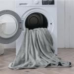 BEDELITE Sheets Queen Size Grey - Super Soft Fleece Sheets Set Fluffy Extra Plush, 4 Piece(Include Fitted Sheet, Flat Sheet, 2 Pillowcases)