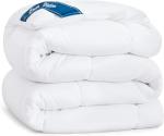 Casa Platino Quilted Bedding Comforter Queen Size - Duvet Insert with 8 Tabs - Super Soft, Comfy & Cozy All Season Queen Size Comforter - Down Alternative Bed Comforters - 88"x88", White Comforters
