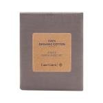 LANE LINEN Sustainably Produced 100% Organic Cotton Queen Size Bed Sheets, Soft & Comfy Naturally Cooling Percale Cotton Sheets, Low Pill Fade Resistant 15" Deep Pocket Queen Sheets– Charcoal