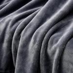 YISURE Waterproof Reversible Blanket for Bed King Size, 90"x80", Stain Proof Leakproof Bed Cover, Washable, Reusable, Protects Beds & Furniture from Spills, Stains & Splashes (Grey/Violet)