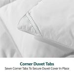 Cozynight Soft Queen Size Comforter Duvet Insert-Lightweight Down Alternative Comforter with Corner Tabs-Fluffy Breathable Machine Washable Diamond Stitching (White, 88"x92")