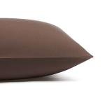 Amazon Basics Lightweight Super Soft Easy Care Microfiber 4 Piece Bed Sheet Set With 14-inch Deep Pockets, King, Chocolate, Solid