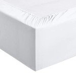 AmazonBasics Microfiber Sheet Set, Queen, Bright White