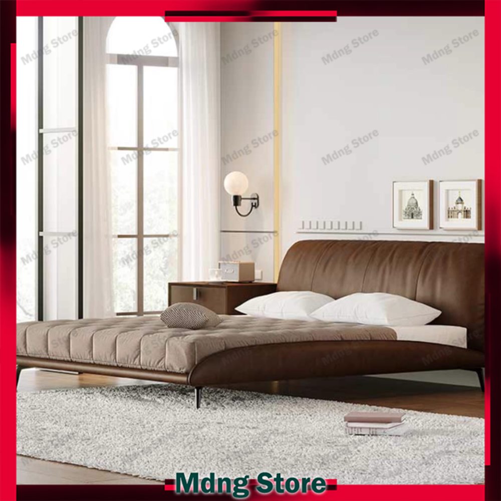 Pillows Modern Beds Teenage Girls Nightstands King Size Double Beds Single Frame Queen Camas Matrimoniales Furniture Decoration