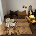 Ins Retro Four Piece Bedding, Duvet Cover, Duvet Cover, Student Dormitory Bed Sheet, Three Piece Set