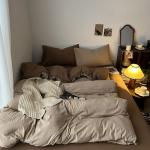 Ins Retro Four Piece Bedding, Duvet Cover, Duvet Cover, Student Dormitory Bed Sheet, Three Piece Set