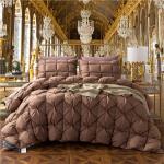 100% Goose Down Duvet 3D luxury Quilted Quilt King Queen Full size Comforter Winter Thick Blanket Solid Color