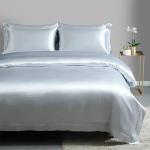 100%  Pure Mulberry Silk Duvet Cover, silk bedding set, OEKO TEX 19 mm bedding set