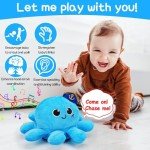 Musical Plush Octopus Baby Toy for Crawling & Walking