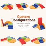 6-Piece Soft Foam Climbing Play Set for Toddlers