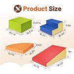 6-Piece Soft Foam Climbing Play Set for Toddlers