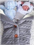Soft Fleece Swaddle Blankets for Infants - Grey
