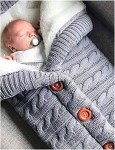 Soft Fleece Swaddle Blankets for Infants - Grey