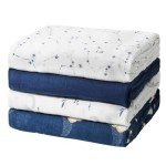 Ultra Soft Muslin Swaddle Blanket - Midnight Star Clouds