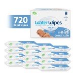WaterWipes Plastic-Free Unscented Baby Wipes, 60 Count