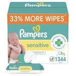 Pampers Sensitive Water-Based Baby Wipes - 1344 Count