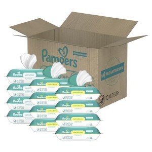 Pampers Sensitive Water-Based Baby Wipes, 1008 Count