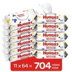 Huggies Simply Clean Unscented Baby Wipes, 704 Count