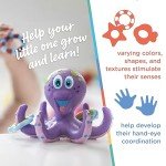 Nuby Floating Octopus Bath Toy with Rings