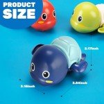 6-Piece Wind-Up Swimming Turtle Bath Toys