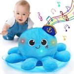 Musical Plush Octopus Baby Toy for Crawling & Walking