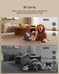 2K Pet Camera with Treat Dispenser and Night Vision