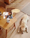 2K Pet Camera with Treat Dispenser and Night Vision