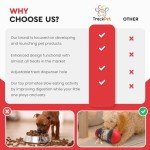 TreckPet Interactive Dog Treat Dispenser Toy