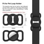 DLENP Airtag Silicone Collar Support for Pets