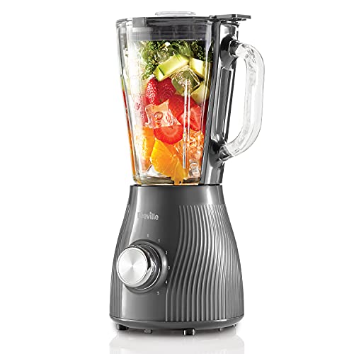 Breville Flow Jug Blender & Smoothie Maker | 700W | 1.75L Glass Jug | Slate Grey [VBL242]