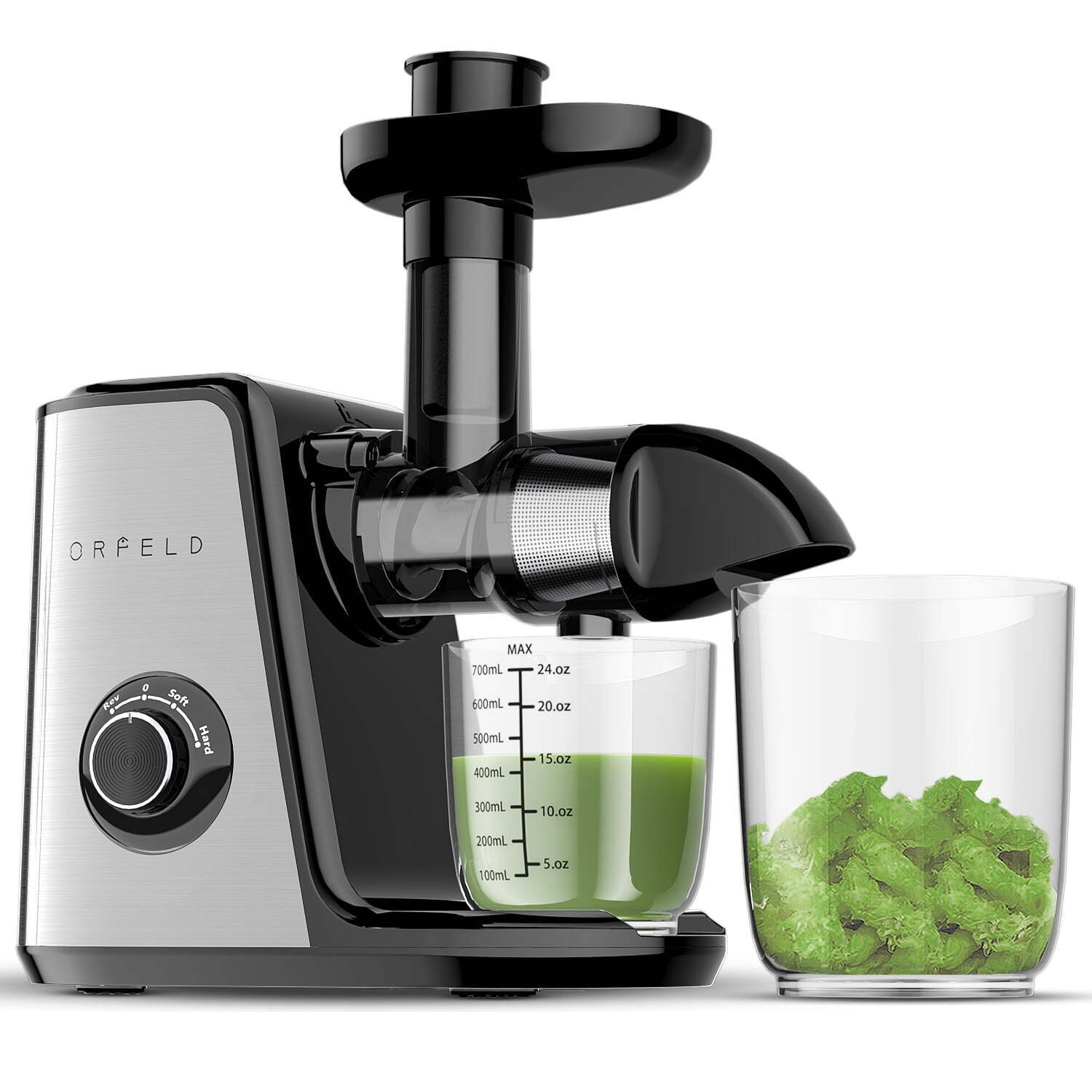 ORFELD Slow Masticating Juicer - Vegetable Fruit Extractor