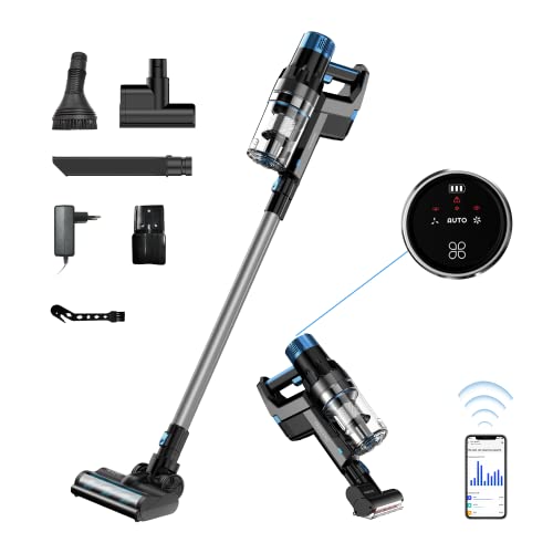 Proscenic P11 Smart Cordless Vacuum Cleaner, Up to 60Mins Runtime, Handheld Vacuum with 30KPA Strong Suction Power, Smart App Integration, for Carpet, Hard Floor, Pet Hair