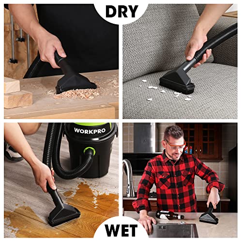 WORKPRO Wet and Dry Vacuum Cleaner 1200W, 3-in-1 10L Container Multipurpose Vacuum with Blow Fuction for DIY, Car, Garage, Workshop, Home