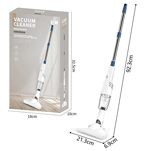 BQSHX Cordless Vacuum Cleaner, 6000PPA Stick Vacuum Cleaner with Powerful Suction,Handheld Stick Vacuum with 1200mAh Battery, 30 Mins Run Time,Lightweight Vacuum for Home Hard Floor Car Pet