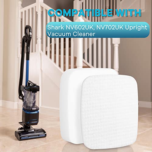 Jollsung NV602UK Filters for Shark Classic Upright Lift-Away Vacuum Cleaner NV602UK NV602UKT NV702UK NV702UKT NV612UK NV612UKT NZ690UK NZ690UKT NZ710UK NZ710UKT (4Pack Foam Felt Filter)