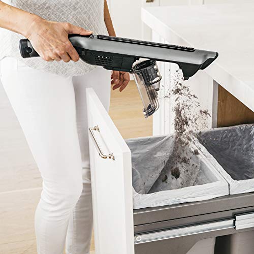 Shark [WV361UK] Cordless Handheld Vacuum Cleaner WandVac System Anti Hair Wrap Technology, Single Battery ,Grey,2-in-1 Vacuum,