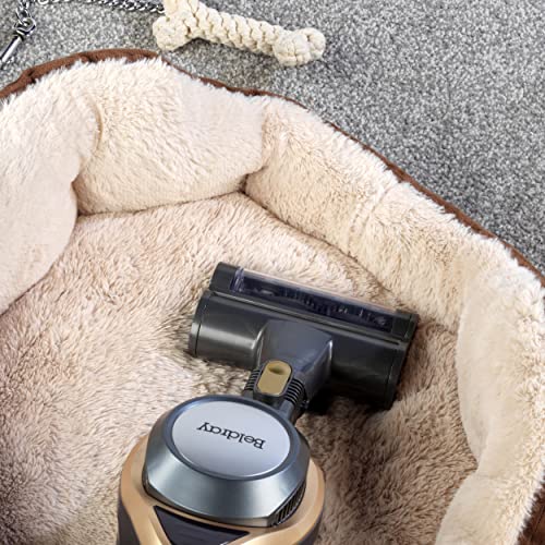 Beldray BEL01004ISMOBX Copper Airgility Max, Multi-Surface Stick & Handheld Vacuum Cleaner, Lightweight, Cordless, 29.6 V, 1.2 L, 2 Speeds, Motorised Pet 2-in-1 Crevice & Brush Tool