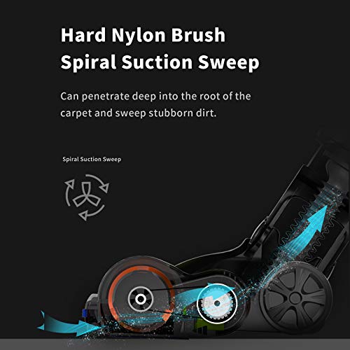 WECLEAN Cordless Vacuum Cleaner 20Kpa Rechargeable Lightweight Stick Vacuum Cleaner with LED Floor Brush, Handheld Vacuum for Home Hard Floor Carpet Pet Car